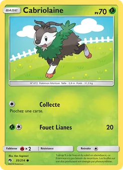 Carte Pokémon Cabriolaine 35