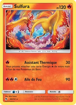 Carte Pokémon Sulfura 38