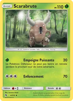 Carte Pokémon Scarabrute 4