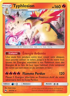 Carte Pokémon Typhlosion 42