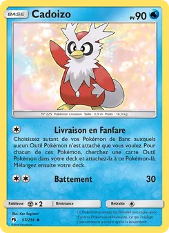 Carte Pokémon Cadoizo 57