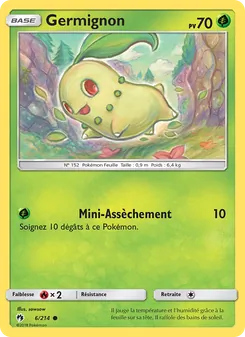 Carte Pokémon Germignon 6