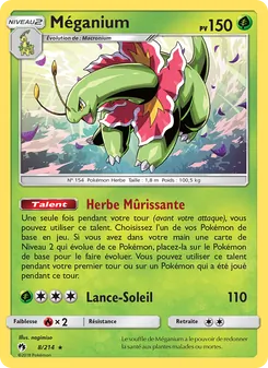 Carte Pokémon Méganium 8