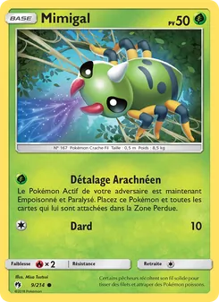 Carte Pokémon Mimigal 9