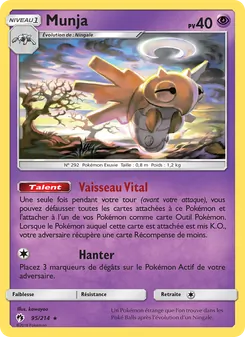 Carte Pokémon Munja 95