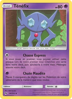 Carte Pokémon Ténéfix 96