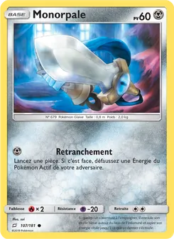 Carte Pokémon Monorpale 107