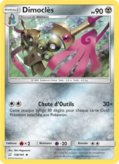 Carte Pokémon Dimoclès 108