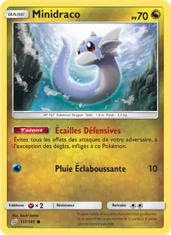 Carte Pokémon Minidraco 117