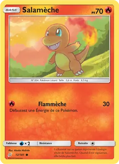 Carte Pokémon Salamèche 12