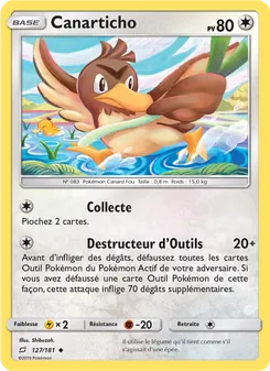 Carte Pokémon Canarticho 127