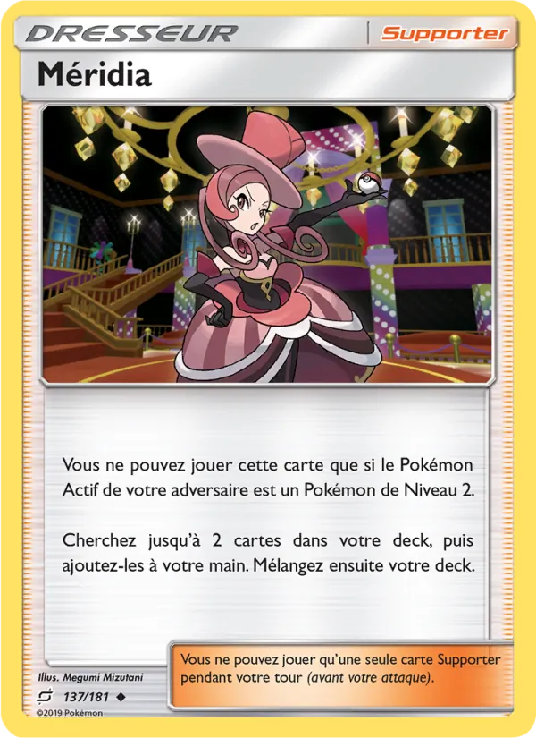 Carte Pokémon Méridia 137/181 de l'extension Duo de Choc