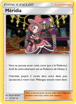 Carte Pokémon Méridia 137 — Duo de Choc