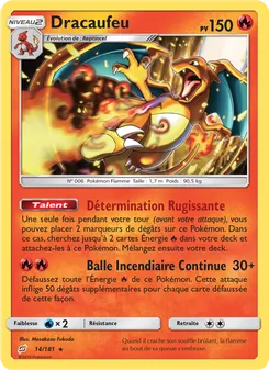Carte Pokémon Dracaufeu 14