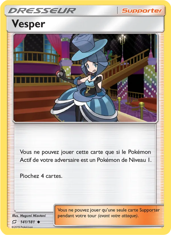 Carte Pokémon Vesper 141/181 de l'extension Duo de Choc