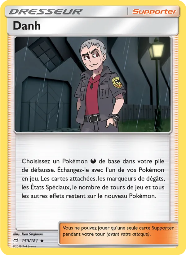 Carte Pokémon Danh 150/181 de l'extension Duo de Choc