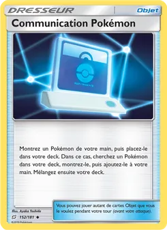 Carte Pokémon Communication Pokémon 152