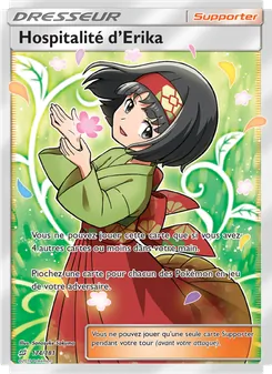 Carte Pokémon Hospitalité d’Erika 174