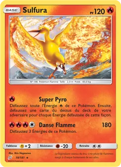 Carte Pokémon Sulfura 19