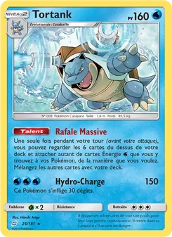 Carte Pokémon Tortank 25