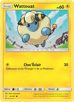 Carte Pokémon Wattouat 41