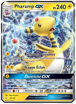 Carte Pokémon Pharamp GX 43