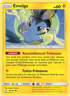 Carte Pokémon Emolga 46
