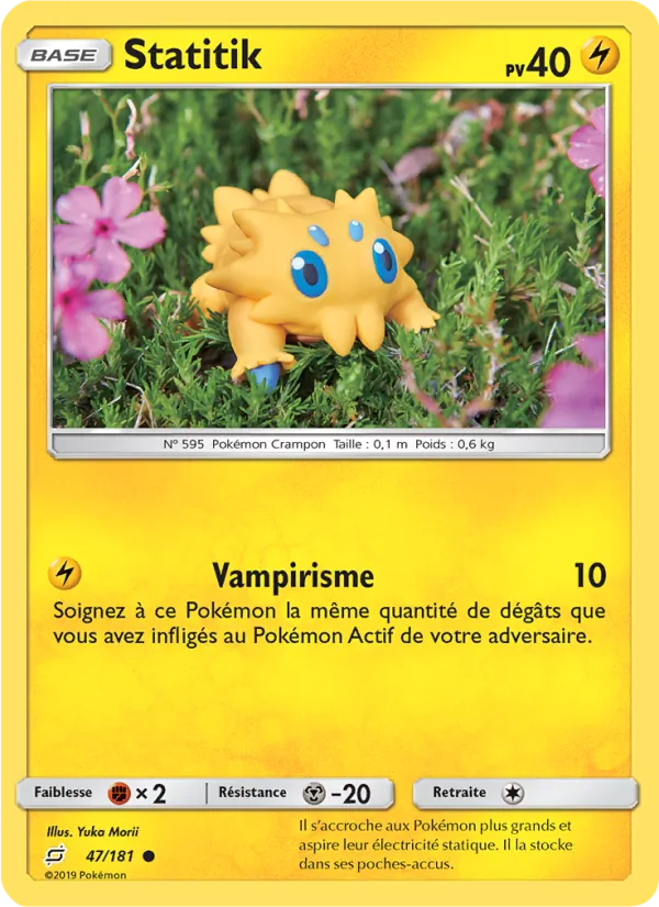 Carte Pokémon Statitik 47/181 de l'extension Duo de Choc