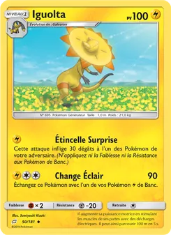 Carte Pokémon Iguolta 50