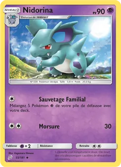 Carte Pokémon Nidorina 55