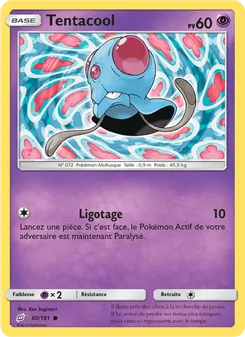 Carte Pokémon Tentacool 60