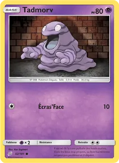 Carte Pokémon Tadmorv 62