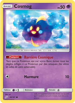 Carte Pokémon Cosmog 69