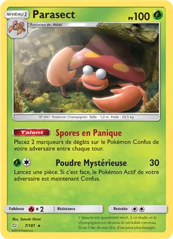 Carte Pokémon Parasect 7