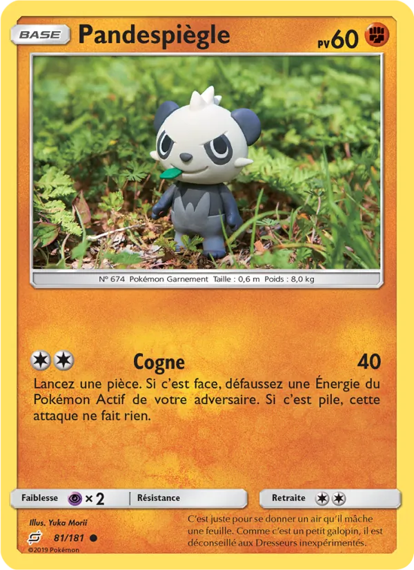 Carte Pokémon Pandespiègle 81/181 de l'extension Duo de Choc