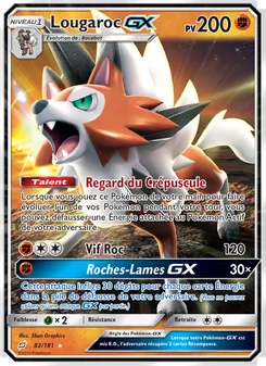 Carte Pokémon Lougaroc GX 82