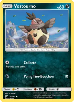 Carte Pokémon Vostourno 92