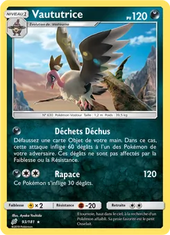 Carte Pokémon Vaututrice 93