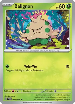 Carte Pokémon Balignon 003