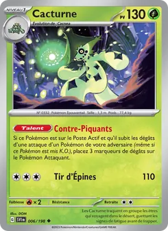 Carte Pokémon Cacturne 006