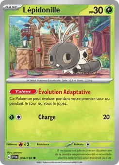 Carte Pokémon Lépidonille 008