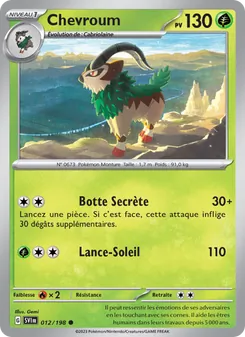 Carte Pokémon Chevroum 012