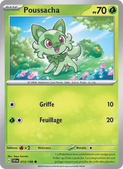 Carte Pokémon Poussacha 013