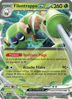 Carte Pokémon Filentrappe-ex 019
