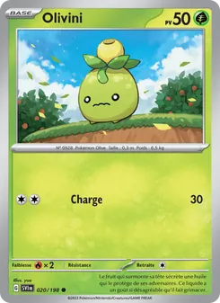 Carte Pokémon Olivini 020