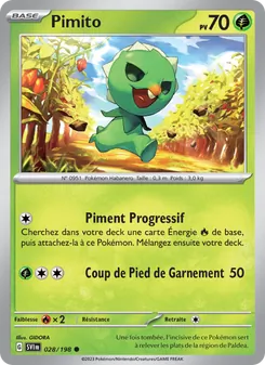 Carte Pokémon Pimito 028