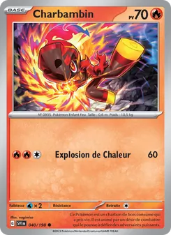 Carte Pokémon Charbambin 040