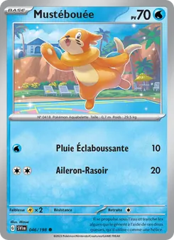 Carte Pokémon Mustébouée 046