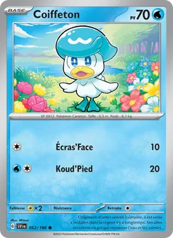 Carte Pokémon Coiffeton 052