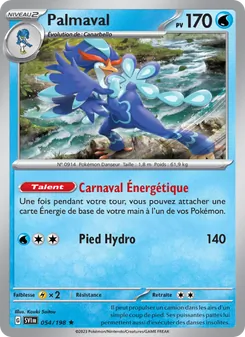 Carte Pokémon Palmaval 054 — Écarlate et Violet
